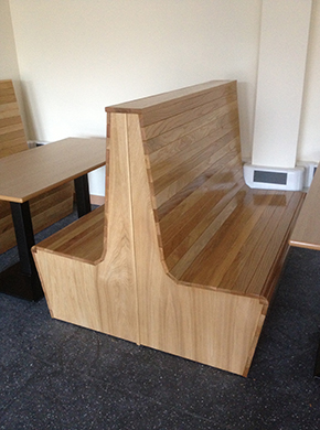 wooden bench and table 4