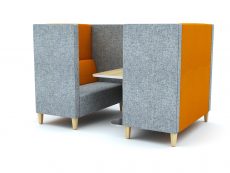 Stream Seating Range Booth - Modern office seating 2020 Furniture